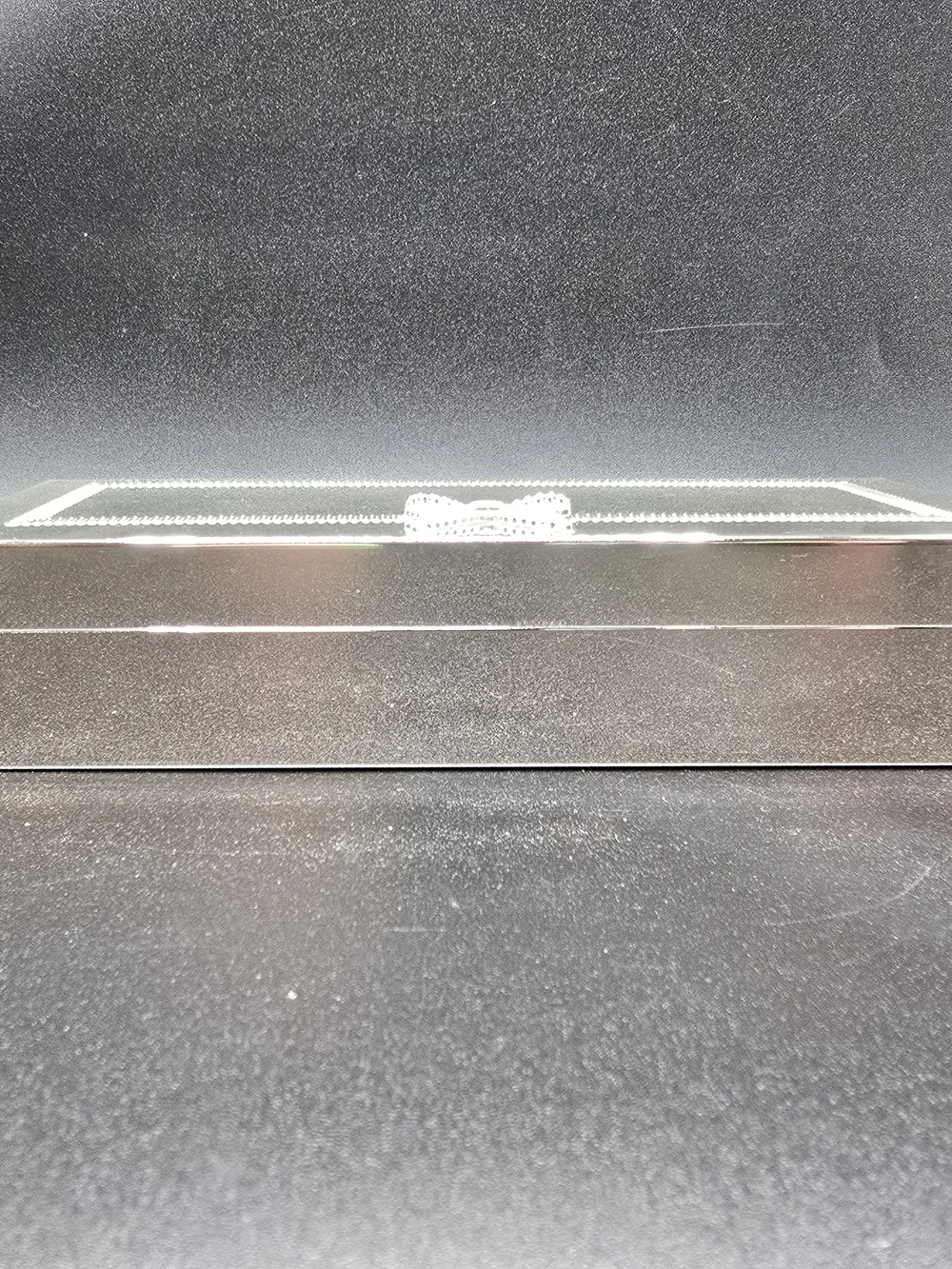 kate spade Lenox Grace Avenue Vanity Box Silverplate Mirrored Jewelry Box 8